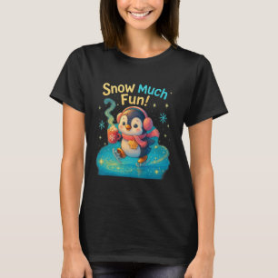 Niedliches Pinguin-Weihnachtsdesign - viel Spaß T-Shirt