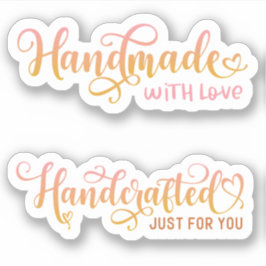 Niedliches Pink für kleine Unternehmen Danke-Aufkl Aufkleber