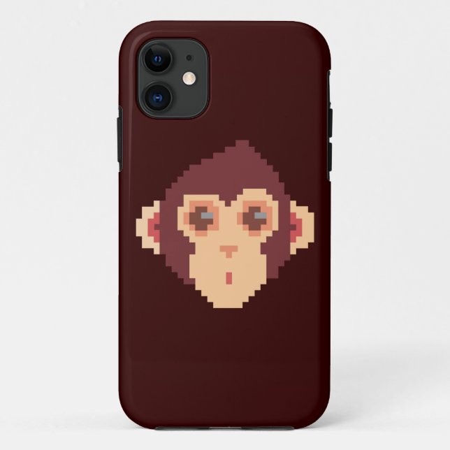 Niedliches pixeliges Notebook Case-Mate iPhone Hülle (Rückseite)