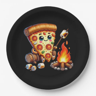 Niedliches Pizza-Party Pappteller