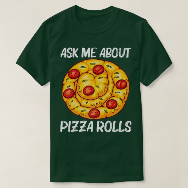 Niedliches Pizza-Roll-Design für Männer Pizzeria F T-Shirt (Design vorne)