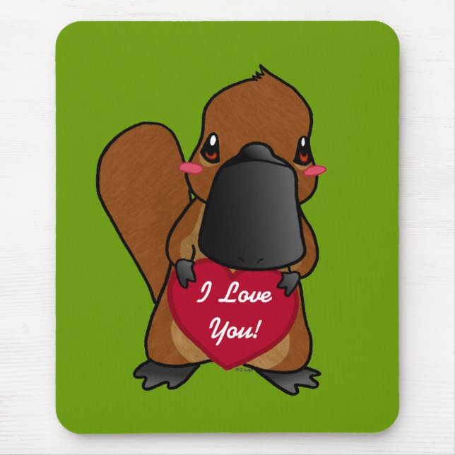 Niedliches Platypus Mousepad (Vorne)