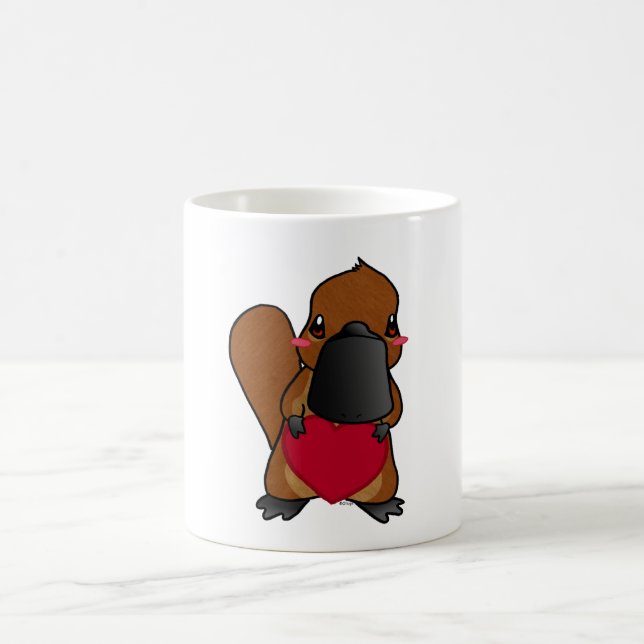 Niedliches Platypus Verwandlungstasse (Mittel)
