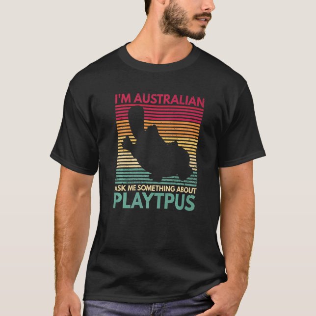 Niedliches Platypus-Zitat für eine Monotreme-Platy T-Shirt (Vorderseite)