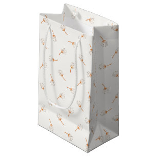 Niedliches Polka Dot Blume Muster Kleine Geschenktüte