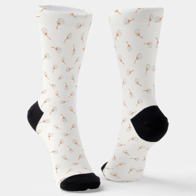 Niedliches Polka Dot Blume Muster Socken (Gewinkelt)