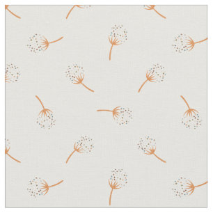 Niedliches Polka Dot Blume Muster Stoff