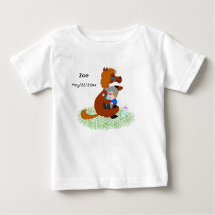 Niedliches Pony mit Baby - niedlich T-shirt