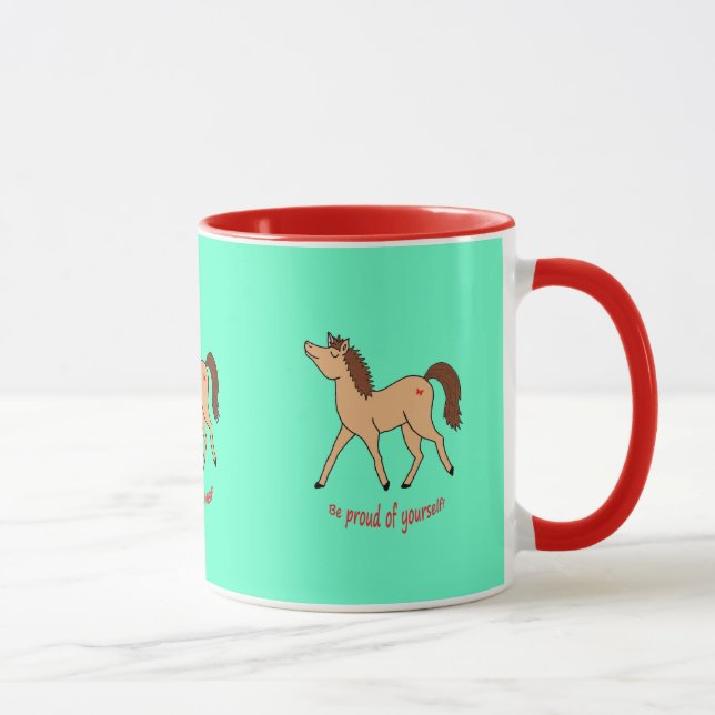 Niedliches Pony, um selbst zu zitieren Tasse (Rechts)