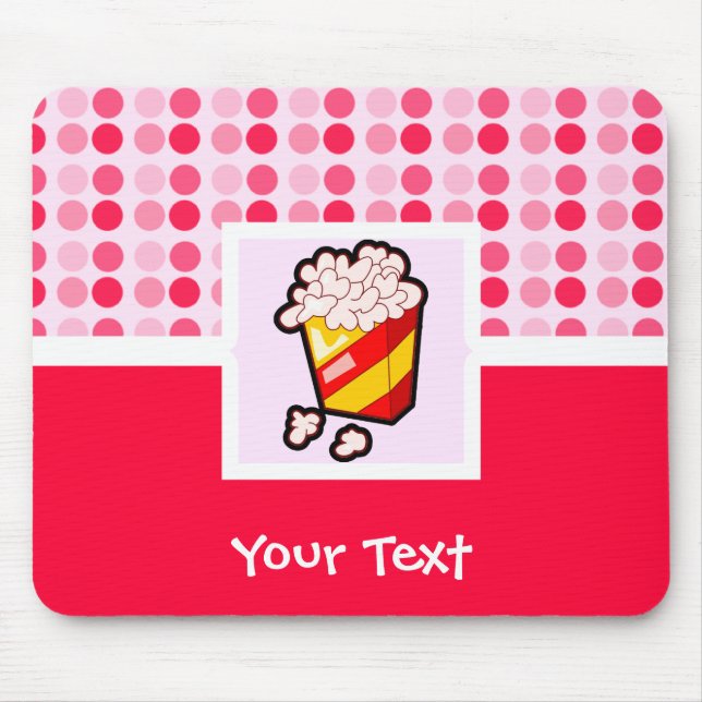 Niedliches Popcorn Mousepad (Vorne)
