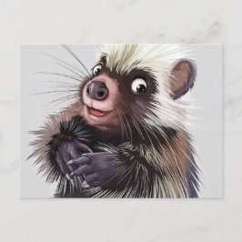 Niedliches Porcupine Postkarte