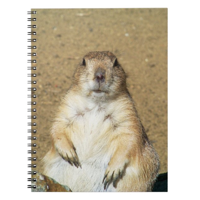 Niedliches Prairie-Dog-Notebook Notizblock (Vorderseite)