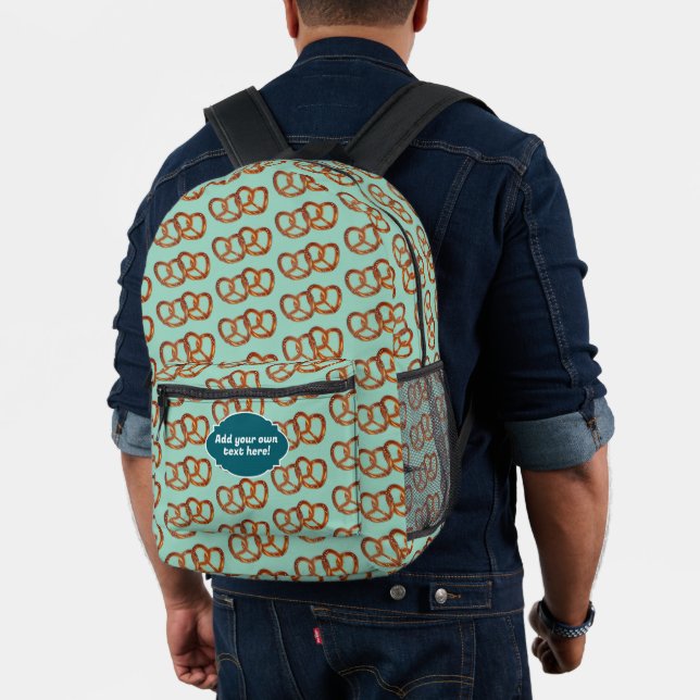 Niedliches Pretzel gedrehtes Loaf Muster, beliebig Bedruckter Rucksack (Insitu (Modell))