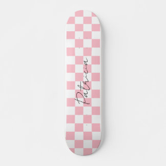 Niedliches Prüfplatinenmuster rosa Skateboard