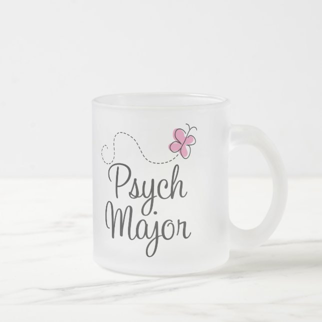 Niedliches Psych bedeutendes Geschenk Mattglastasse (Rechts)