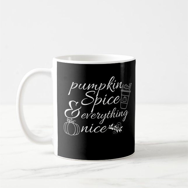 Niedliches Pumpkin Patch Grafisches T-Shirt Kaffeetasse (Links)
