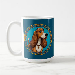 Niedliches Puppy-Cartoon-Design Kaffeetasse