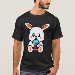 Niedliches Rabbit Boba Tea Kawaii Präsent Anime Ra T-Shirt