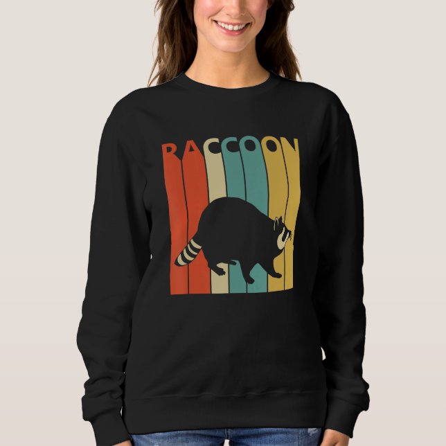 Niedliches Raccoon Sweatshirt (Vorderseite)