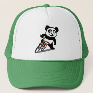 Niedliches Radfahren Panda Truckerkappe