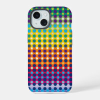 Niedliches Rainbow Dot Muster