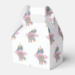 Niedliches Rainbow Unicordesign Geschenkschachtel
