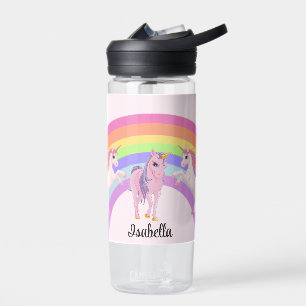 Niedliches Rainbow Unicorn Fügen Sie dem Mädchen d Trinkflasche