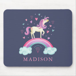 Niedliches Rainbow Unicorn Mousepad