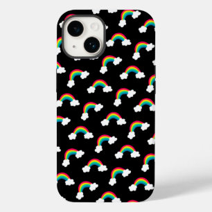 Niedliches Rainbows-Muster Bandana Case-Mate iPhone 14 Hülle