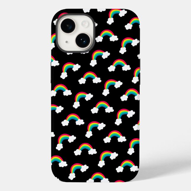Niedliches Rainbows-Muster Bandana Case-Mate iPhone Hülle (Rückseite)