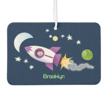 Niedliches Raketenschiff zur Darstellung des Carto