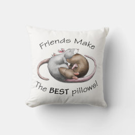 Niedliches Ratten-Kissen Kissen