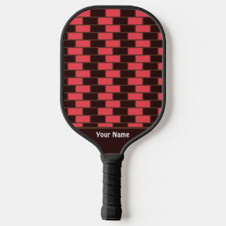 Niedliches Red Brick Pattern Sport Pickleball Padd Schläger