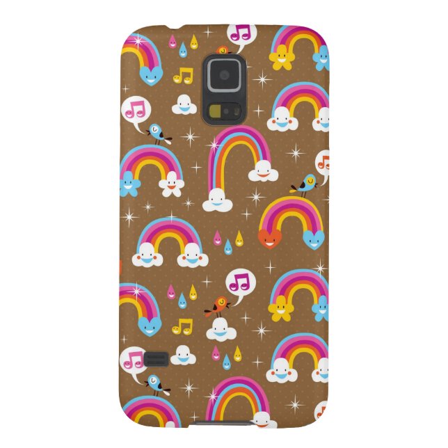 niedliches Regenbogenmuster Case-Mate Samsung Galaxy Hülle (Rückseite)