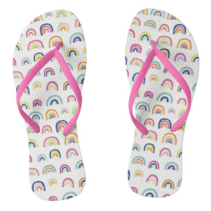 Niedliches Regenbogenmuster Flip Flops