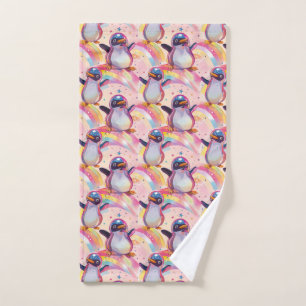 Niedliches Regenbogenmuster Handtuch