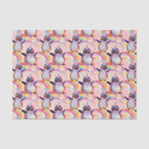 Niedliches Regenbogenmuster Seidenpapier