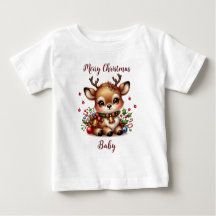 Niedliches Rentier Holiday Shirt - Personalisierte