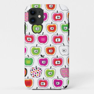 Niedliches retro Apfelmuster Case-Mate iPhone Hülle