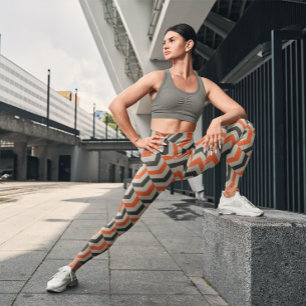 Niedliches Retro-Fitnessstudio Yoga Frauen Workout Leggings