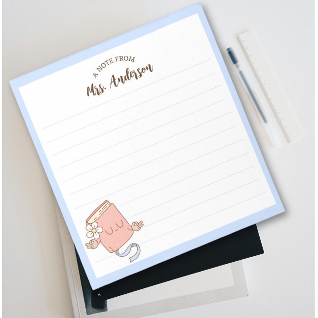 Niedliches Retro-Funny-Buch: Zurück in die Schule Notizblock (Von Creator hochgeladen)