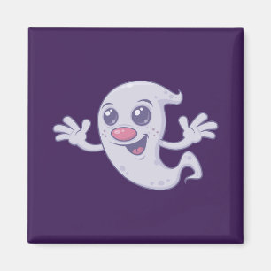 Niedliches Retro-Ghost Magnet
