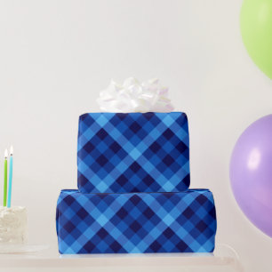 Niedliches Retro Ocean Blue Wrapping Paper Geschenkpapier