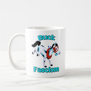 Niedliches Retro-Pferd - Buck-Faschismus Kaffeetasse