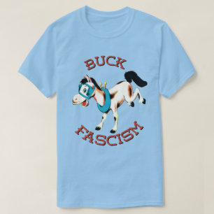 Niedliches Retro-Pferd - Buck-Faschismus T-Shirt