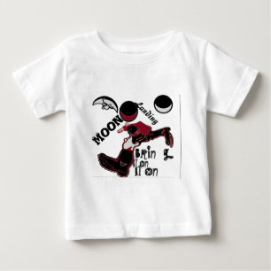 Niedliches Retro-Vintag bringen auf Mondlandung Ho Baby T-shirt