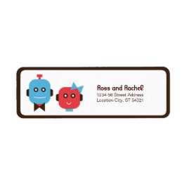 Niedliches Robot Theme Wedding