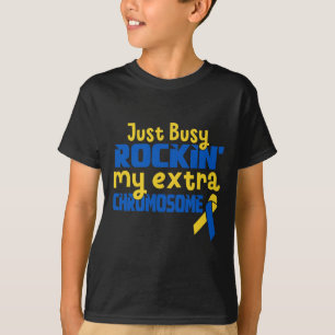 Niedliches Rocken meines Extra Chromosom Down Synd T-Shirt