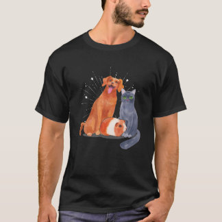 Niedliches Rodent Furbaby Animal Lover Dog Hamster T-Shirt