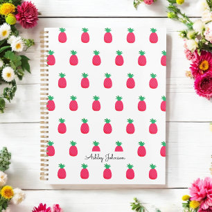 Niedliches rosa Ananas-Muster Planer